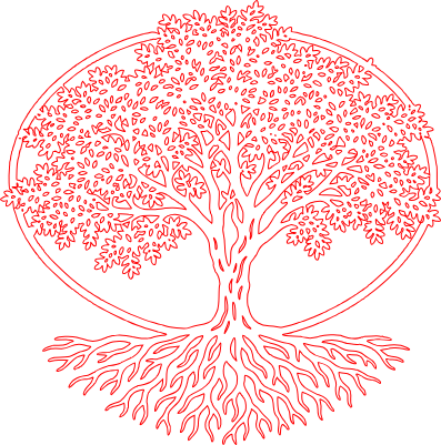 Arbre de vie sur toile encollée.xs
