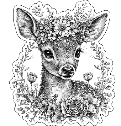 Le Faon aux fleurs.xs