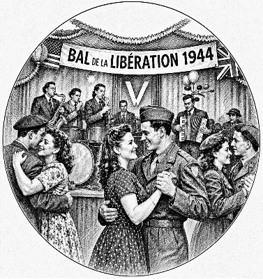 Bal de la libération 1944 rondin de pin F2 Ultra.xs