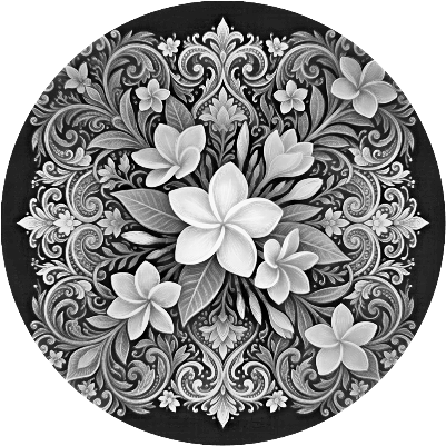 frangipani emboss.xs