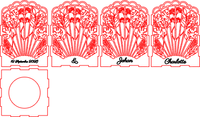 lanterne Motifs Floral.xs
