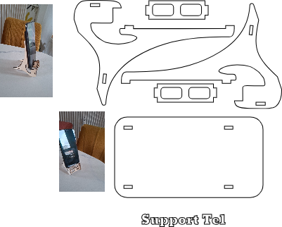 Support téléphone.xs