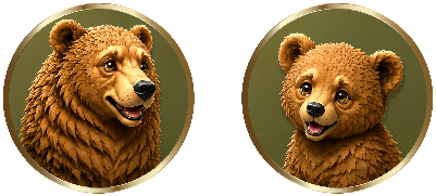 Coin recto-verso OURS.xs