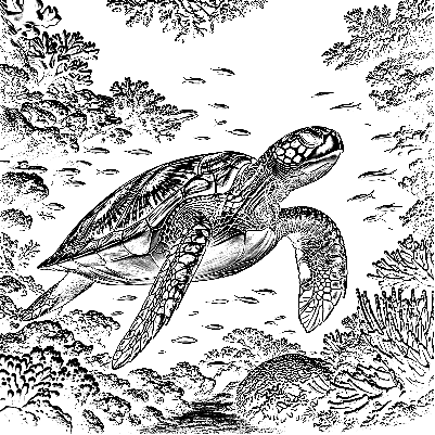 Tile sea turtle.xs