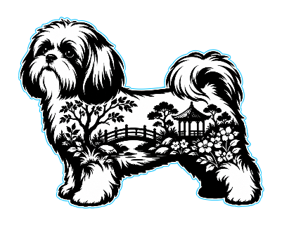 Shih Tzu Scenic Cut and Engrave.xs