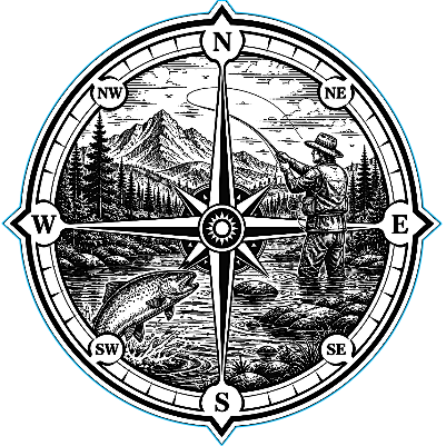 Trout Compass Scenic Cut and Engrave.xs