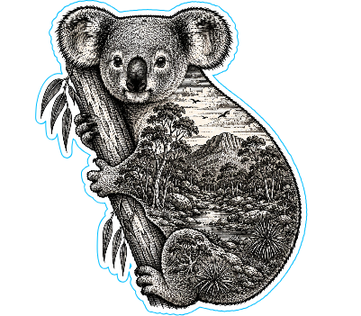 Koala Scenic Cut and Engrave.xs