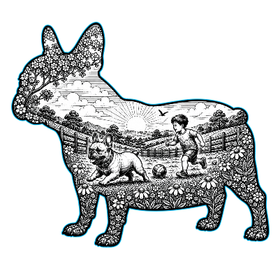 Frenchie Scenic Cut and Engrave.xs