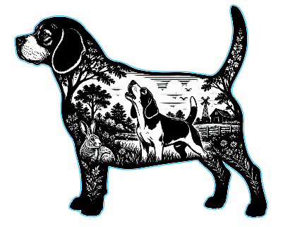 Beagle Scenic Cut and Engrave.xs