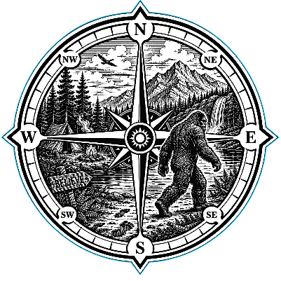 Bigfoot Compass Scenic Cut and Engrave.xs
