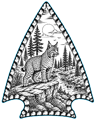 Bobcat Arrowhead Scenic Cut and Engrave.xs