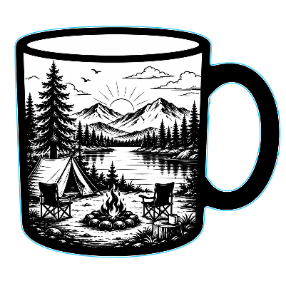 Coffee Mug Scenic Cut and Engrave.xs